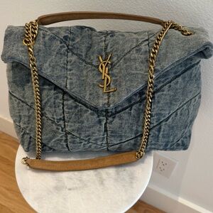 Denim Quilted Women's Bag